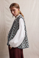 Veste Anouk reversible vest by Jasmin Khezri Collection, view 2 of 5