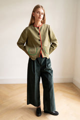 Trachtenjacke Wally. Woven Linen
