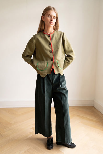 Trachtenjacke Wally. Woven Linen