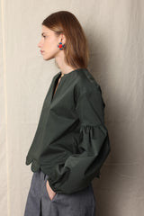 Colonelle Olivia Tunic. Forest Green