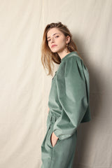 Colonelle Corduroy Tunic. Jade