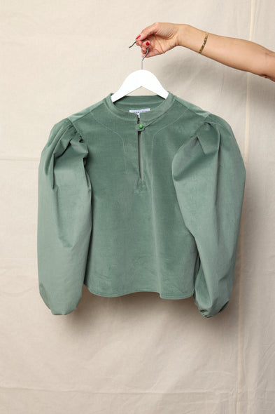 Colonelle Corduroy Tunic. Jade