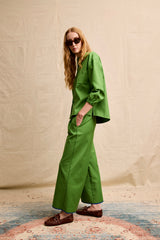 Palazzo pants. Hopper Green