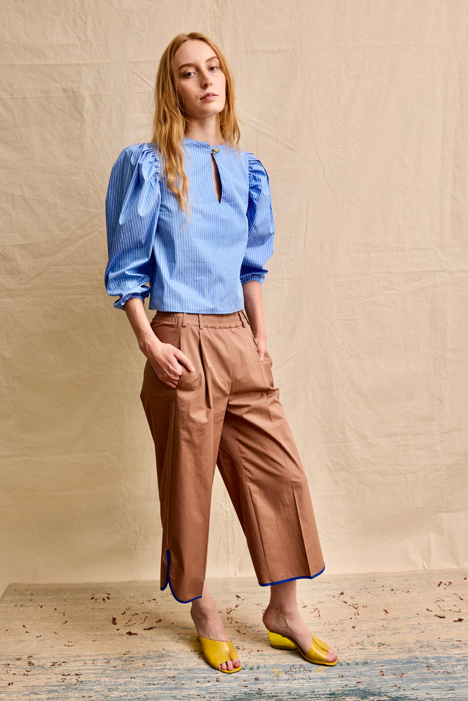 Marseille pants Cropped. Au Lait