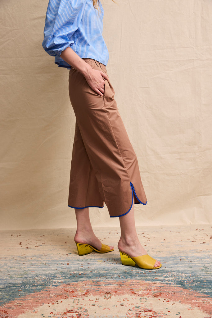 Marseille pants Cropped. Au Lait