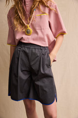 Bermuda Shorts. Charcoal Grey