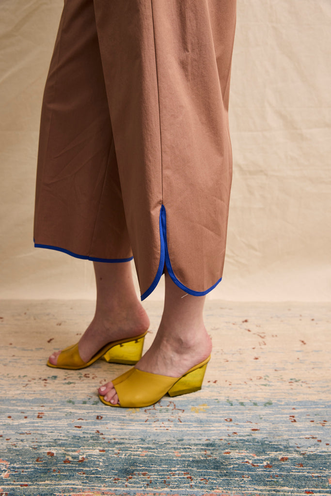Marseille pants Cropped. Au Lait