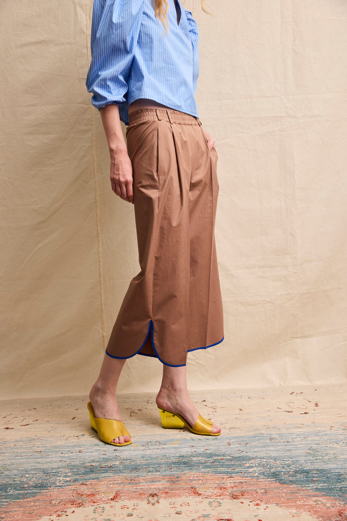 Marseille pants Cropped. Au Lait