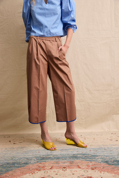 Marseille pants Cropped. Au Lait