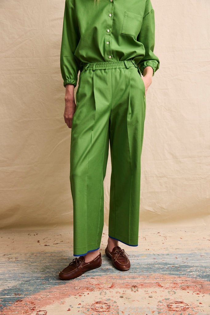 Palazzo pants. Hopper Green