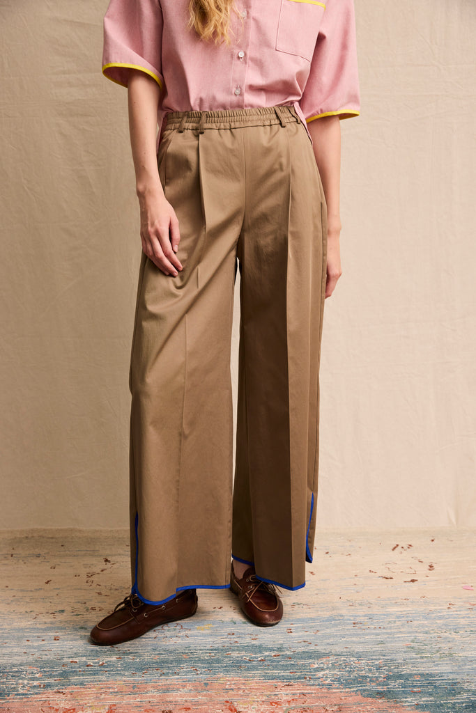 Palazzo  pants. Mocca