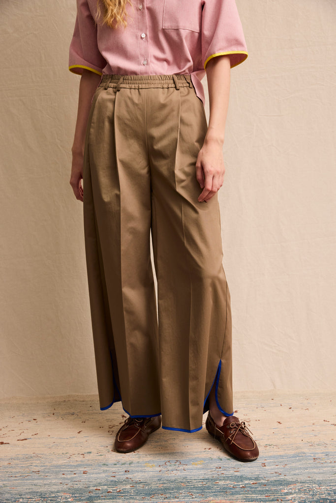 Palazzo  pants. Mocca