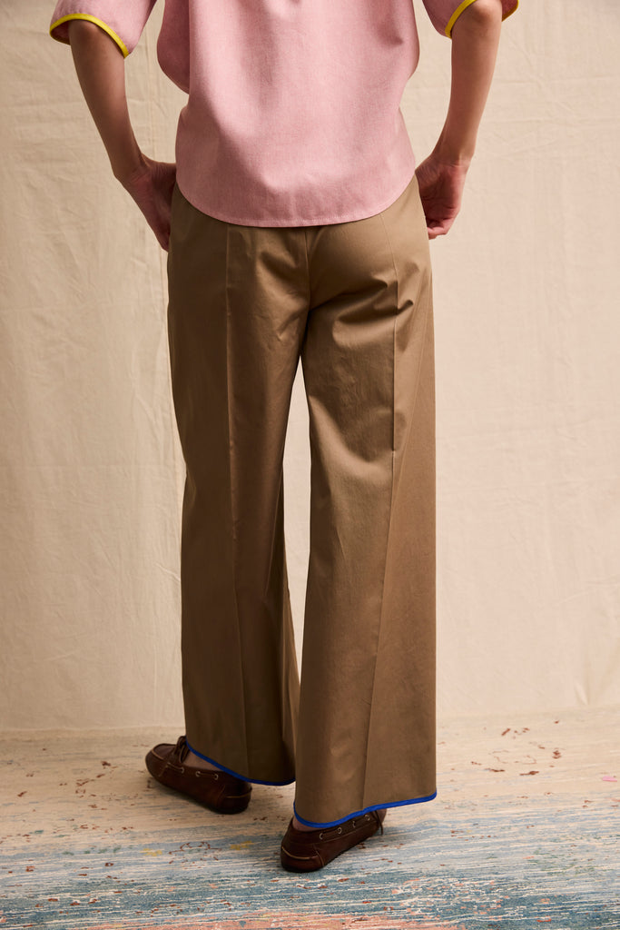 Palazzo  pants. Mocca