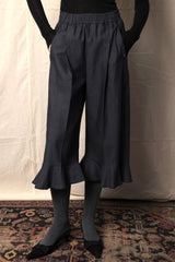 Marseille pants. Denim. Cropped