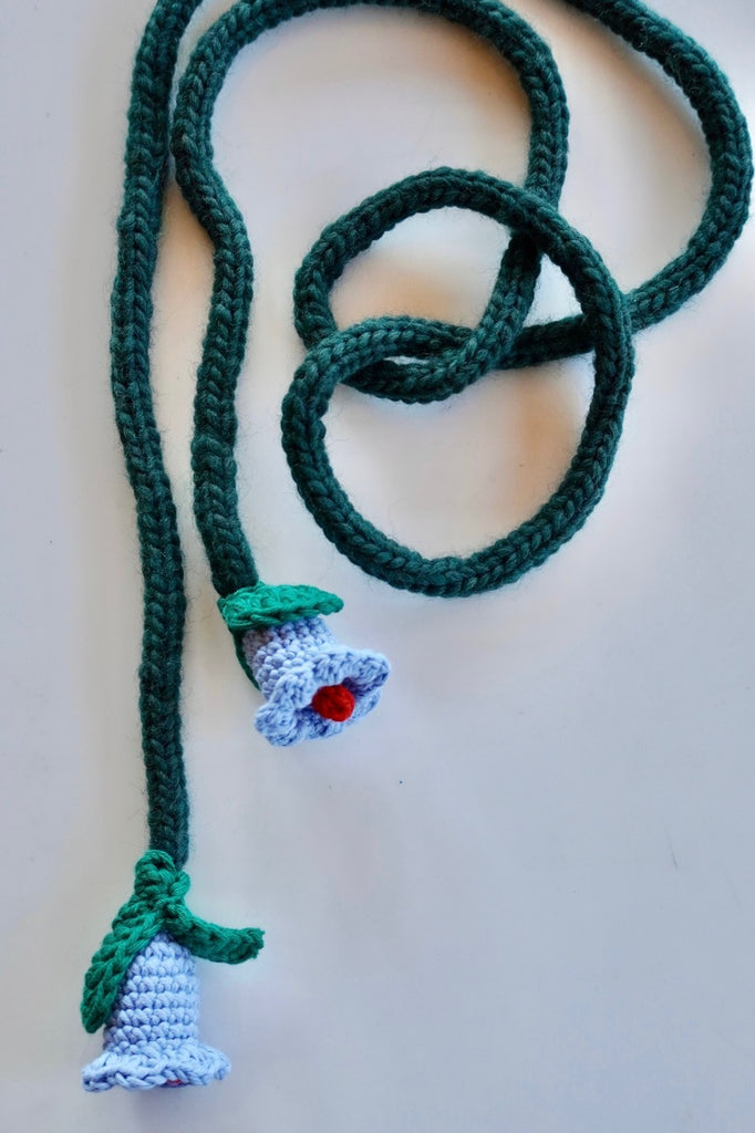 Iris. Hand crocheted belt