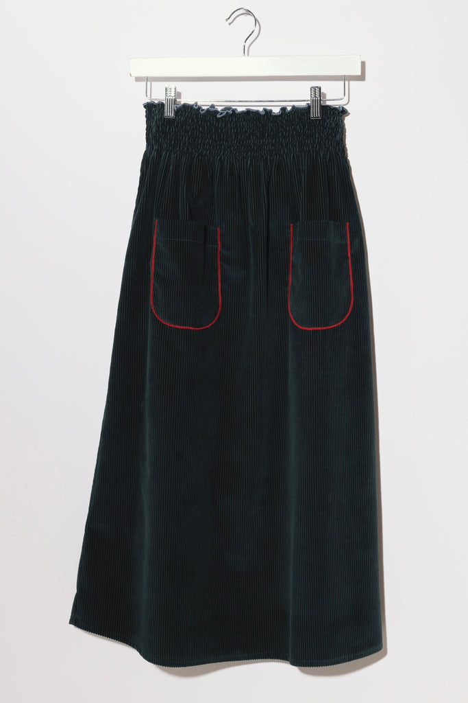 Green Corduroy skirt