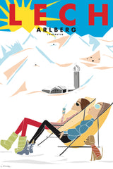Travel Poster Set "The Alpes"