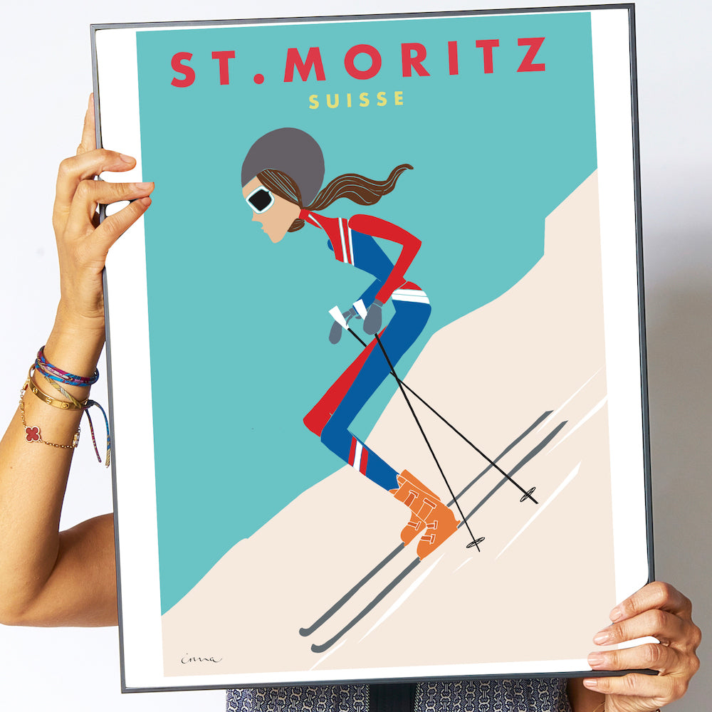 Travel Poster "St. Moritz"
