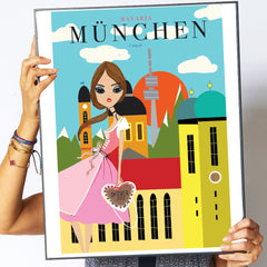 Travel Poster "München"