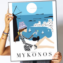 Travel Poster "Mykonos"