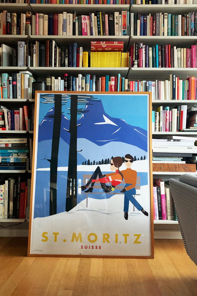 Travel Poster "St. Moritz 2"