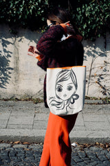 Hand Painted Canvas Bag by IRMA