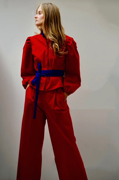 Marseille pants. Red