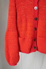 Knitwear No.62. Lilly cardigan. Red