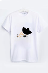 T-Shirt. "Lady with hat"