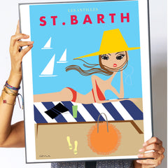 Travel Poster "St. Barth"